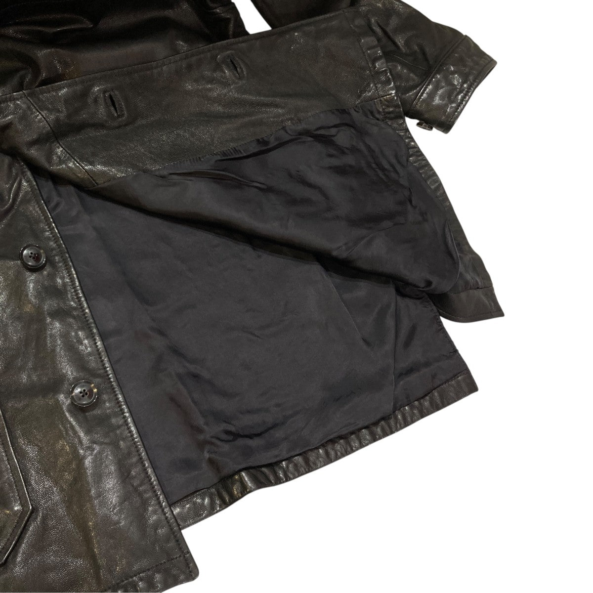 GOAT LEATHER CAR COATゴートレザーカーコートYK24SS0627