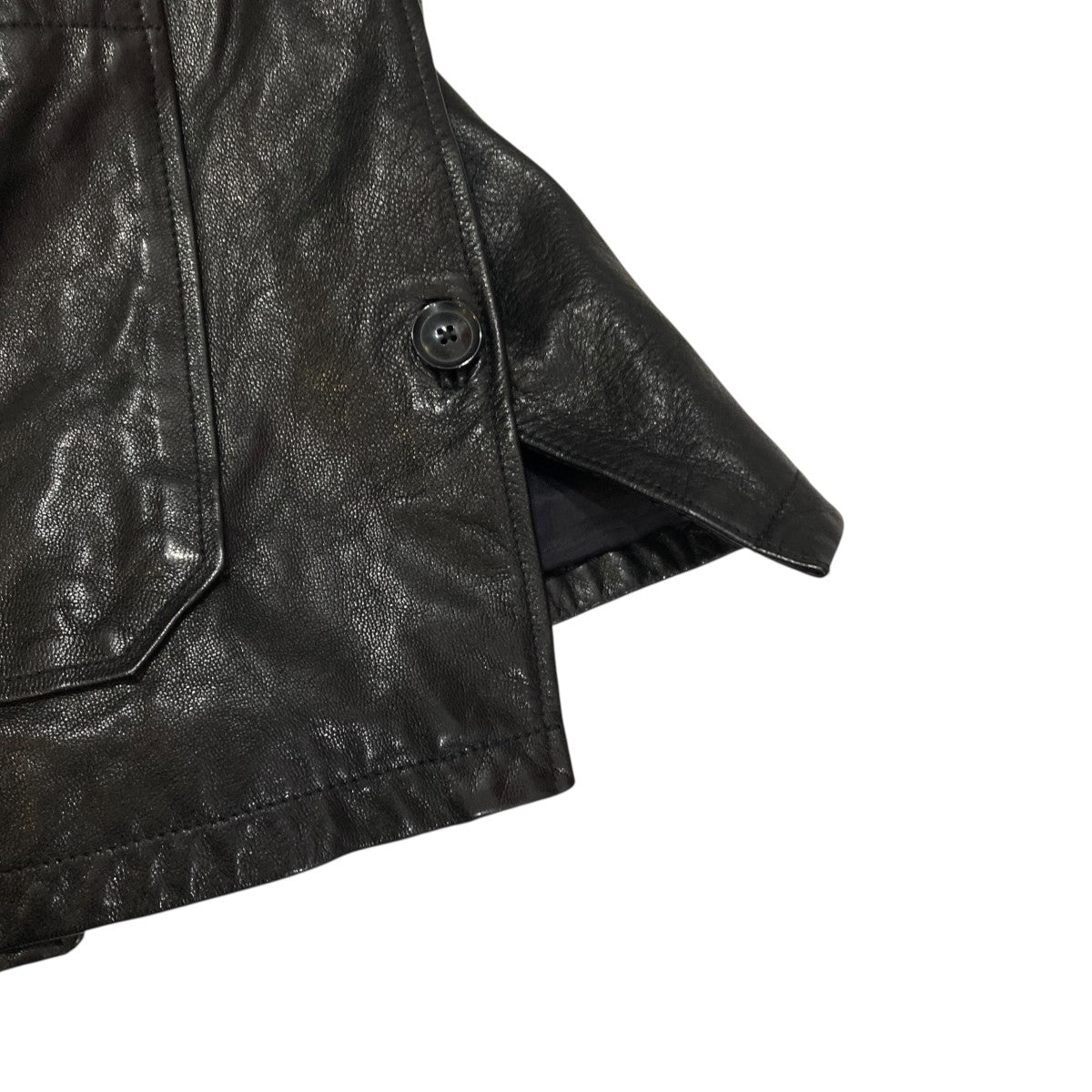 GOAT LEATHER CAR COATゴートレザーカーコートYK24SS0627