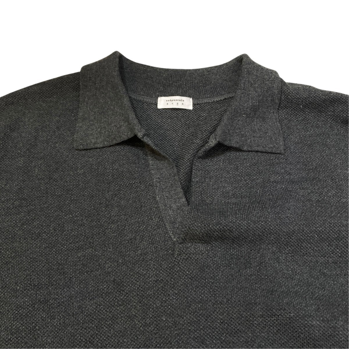 Co Wo Moss Stitch Skipperスキッパーニット2503-003