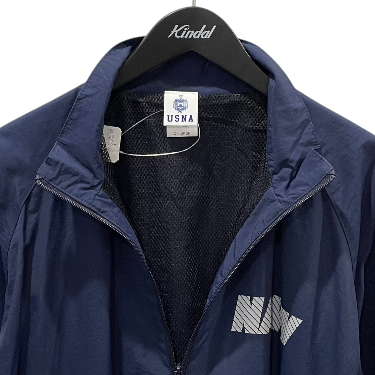USNA(United States Naval Academy) ジップアップナイロンジャケット Nylon Training Jacket ナイロン トレーニングジャケット 古着・中古-3枚目のアイテム画像