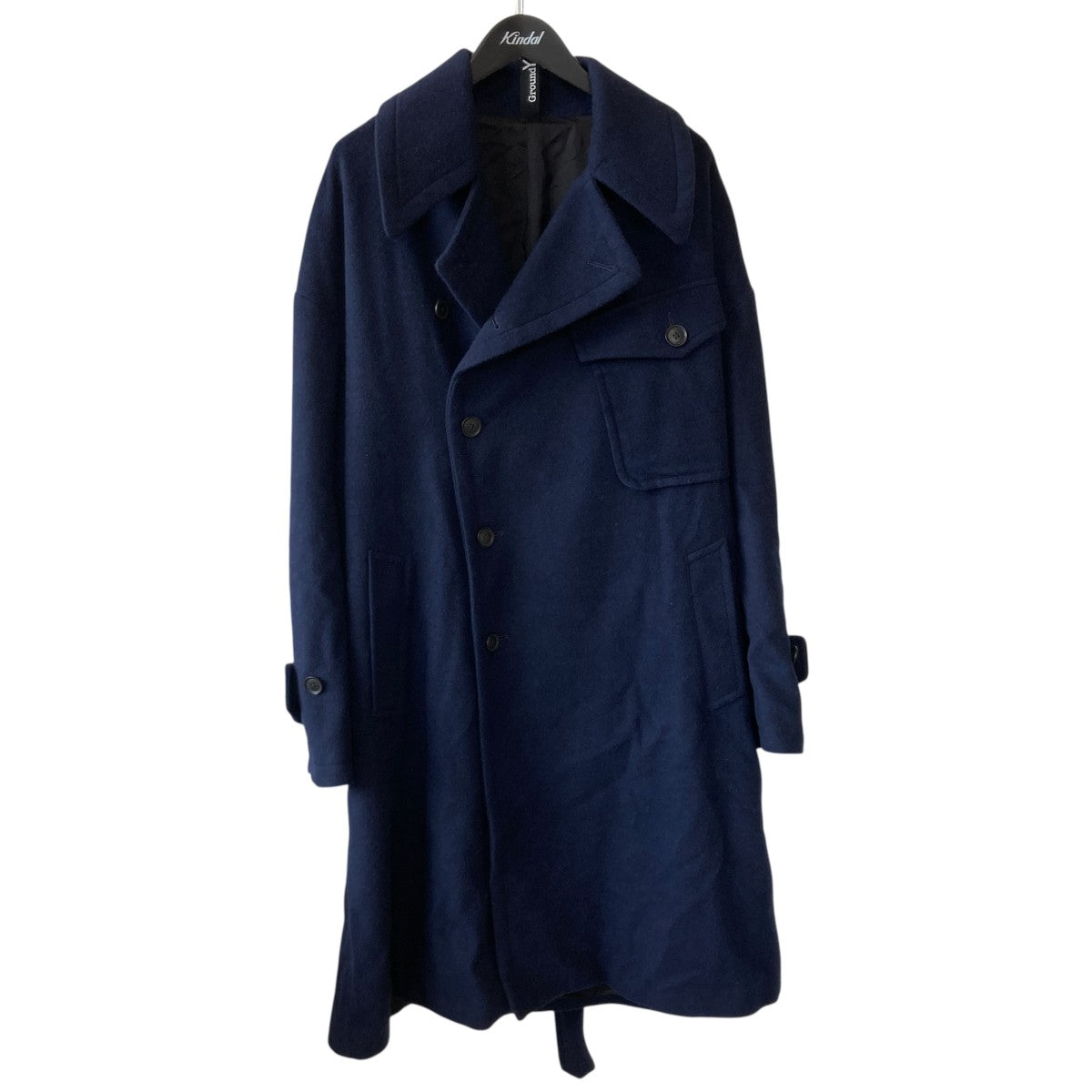 GROUND Y Motorcycle Big CoatコートGE-C02-101 古着・中古-1枚目のアイテム画像