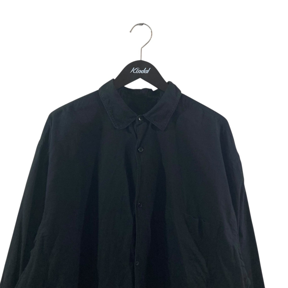 COMOLI(コモリ) KHADIコットンWレイヤーコモリシャツ長袖シャツA03