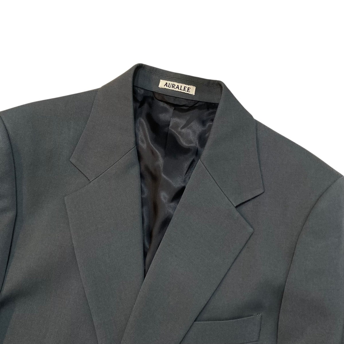 AURALEE 25AWLIGHT WOOL MAX GABARDINE JACKETテーラードジャケットA25AJ01MG 古着・中古-3枚目のアイテム画像