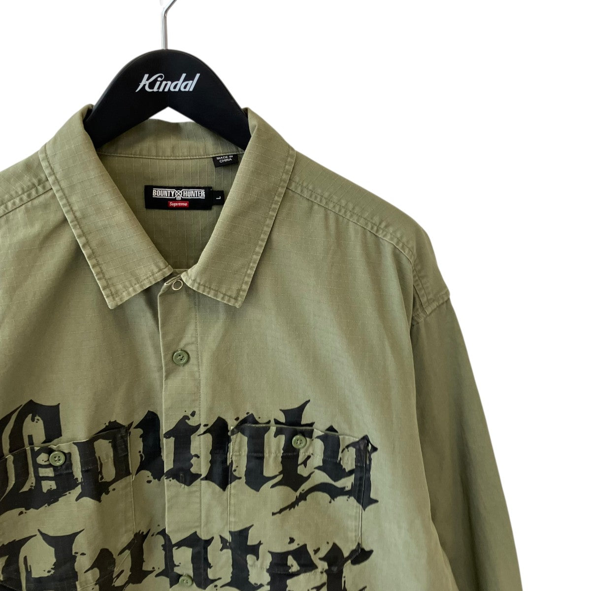 Supreme×BOUNTY HUNTER Ripstop Shirtミリタリーシャツ 古着・中古-3枚目のアイテム画像