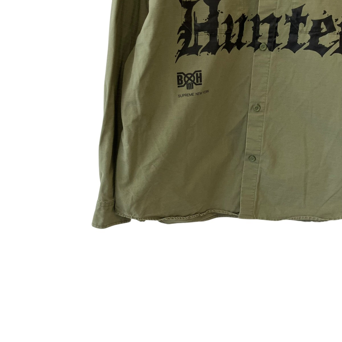 Supreme×BOUNTY HUNTER Ripstop Shirtミリタリーシャツ 古着・中古-4枚目のアイテム画像