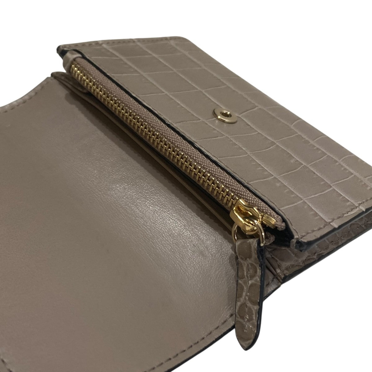 SMYTHSON クロコ型押し2つ折り財布 古着・中古-9枚目のアイテム画像