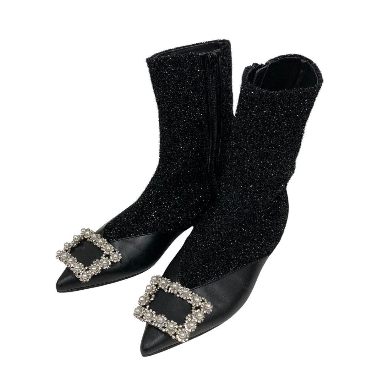Pippichic ANNA JEWELRY BOOTSショートブーツ 古着・中古-1枚目のアイテム画像
