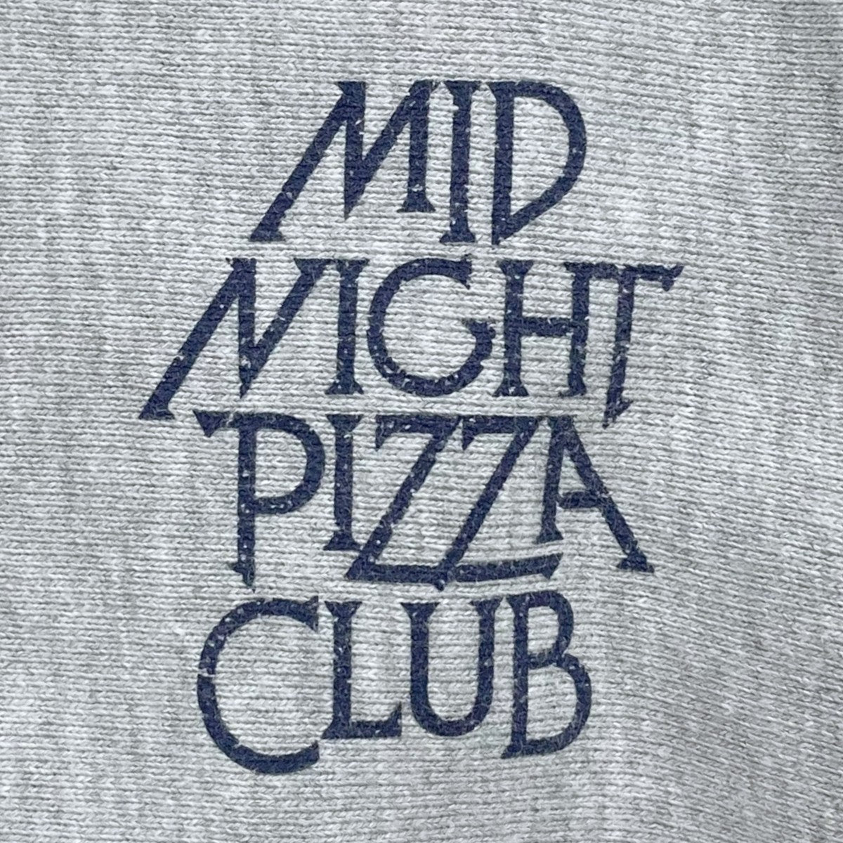 MIDNIGHT PIZZA CLUB(ミッドナイト ピッツァ クラブ) ロゴプリント裏