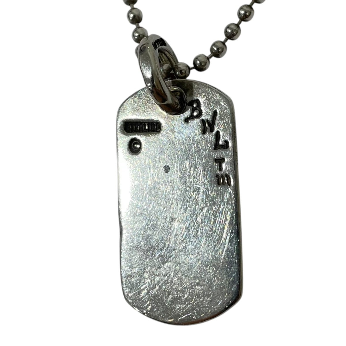 BILL WALL LEATHER ペンダントトップ 2Cクロスドッグタグ／クロスフレイム ドッグタグ 古着・中古-6枚目のアイテム画像