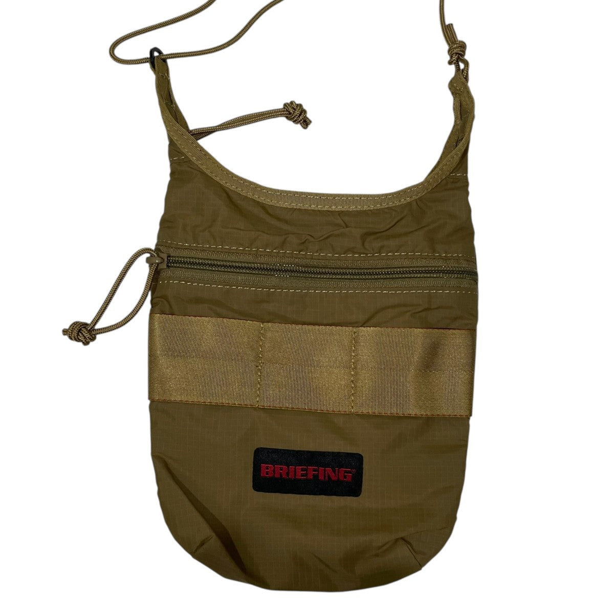 【極美品】BRIEFING ショルダーポーチ BRIEFING(ブリーフィング) サコッシュ ショルダーポーチ ブラウン