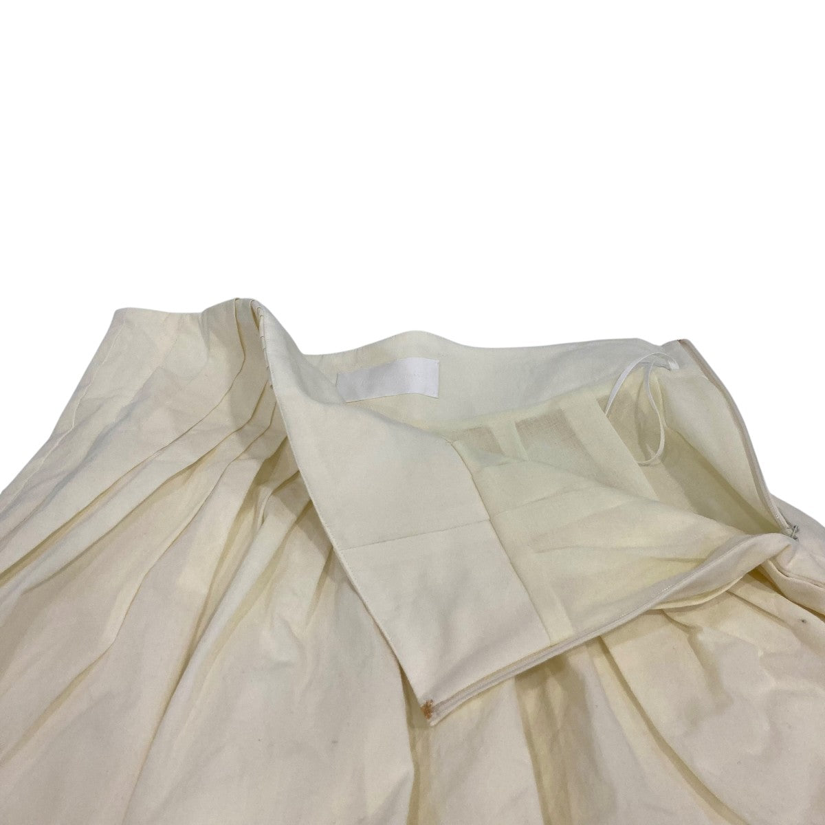 mame kurogouchi Dry Touch Cotton High Waisted Trousers パンツ MM23PF-PT723 古着・中古-3枚目のアイテム画像