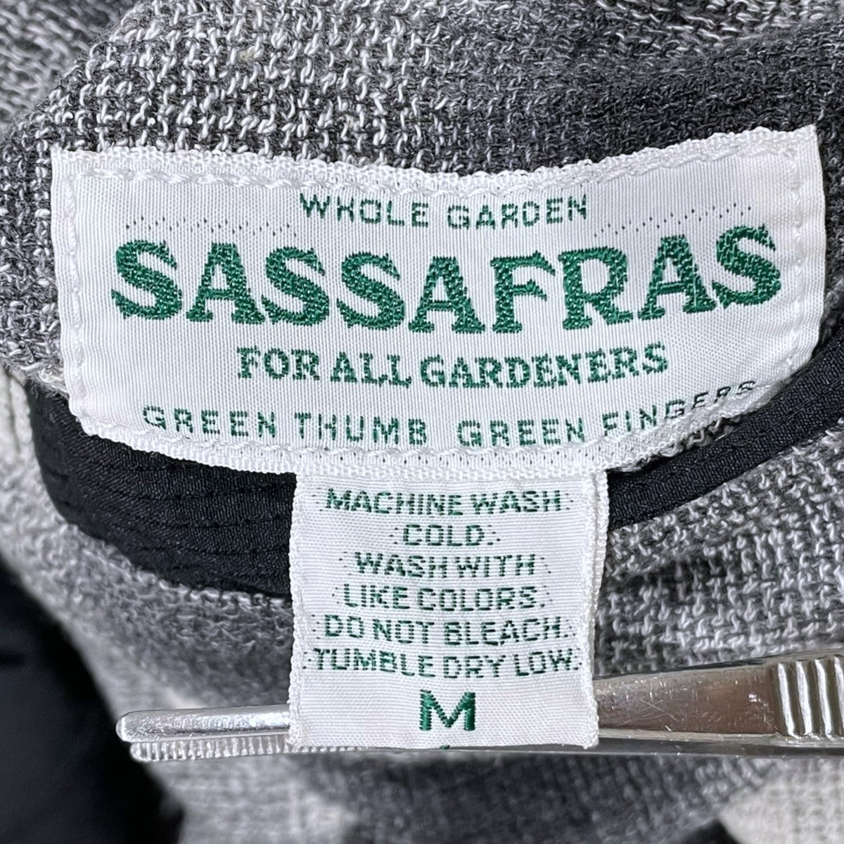 SASSAFRAS 20SS リバーシブルフーデッドジャケット GREENTHUMB BUD BREAKER グリーンサムバドブレーカー SF-201604 古着・中古-7枚目のアイテム画像
