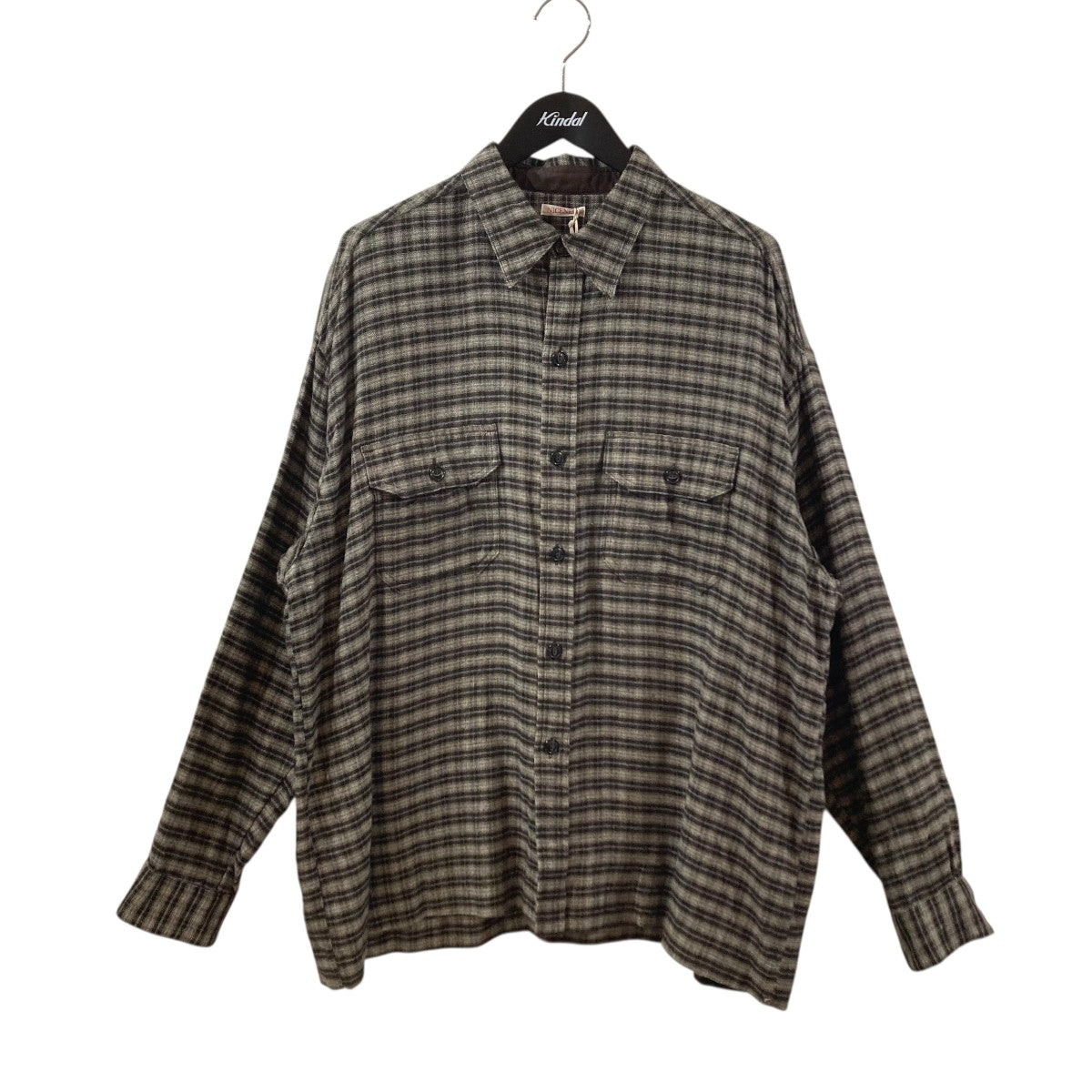 NICENESS(ナイスネス) VEDDER シルクフランネル ハンティングシャツ