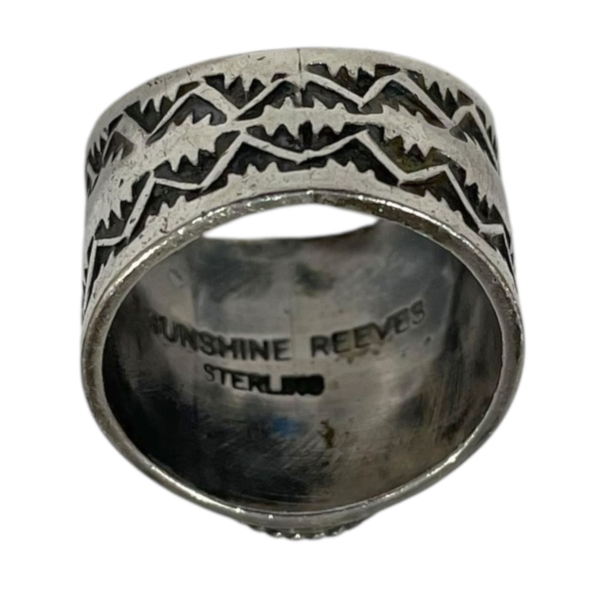 インディアンジュエリー ターコイズリング SUNSHINE REEVES サンシャイン リーブス EGYPTIAN TURQUOISE 古着・中古-4枚目のアイテム画像