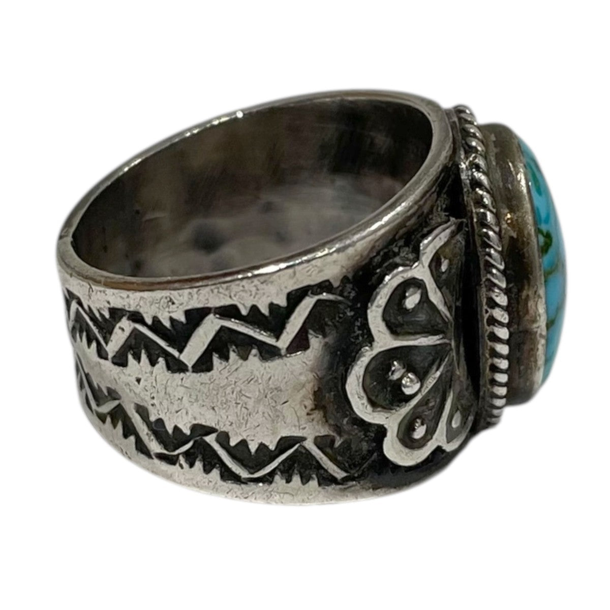 インディアンジュエリー ターコイズリング SUNSHINE REEVES サンシャイン リーブス EGYPTIAN TURQUOISE 古着・中古-5枚目のアイテム画像