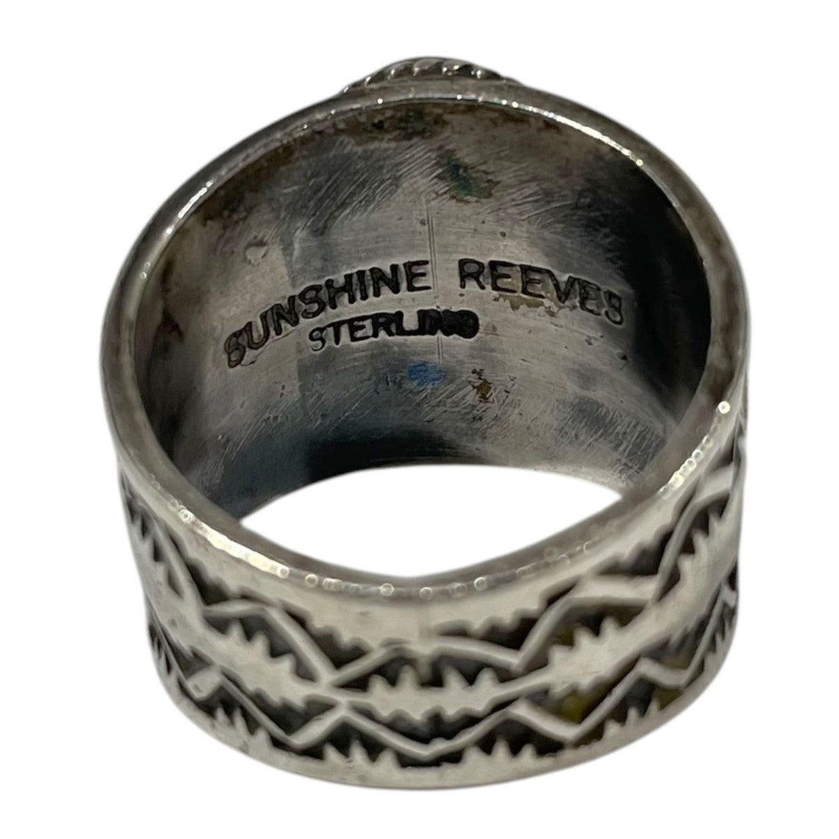 インディアンジュエリー ターコイズリング SUNSHINE REEVES サンシャイン リーブス EGYPTIAN TURQUOISE 古着・中古-6枚目のアイテム画像