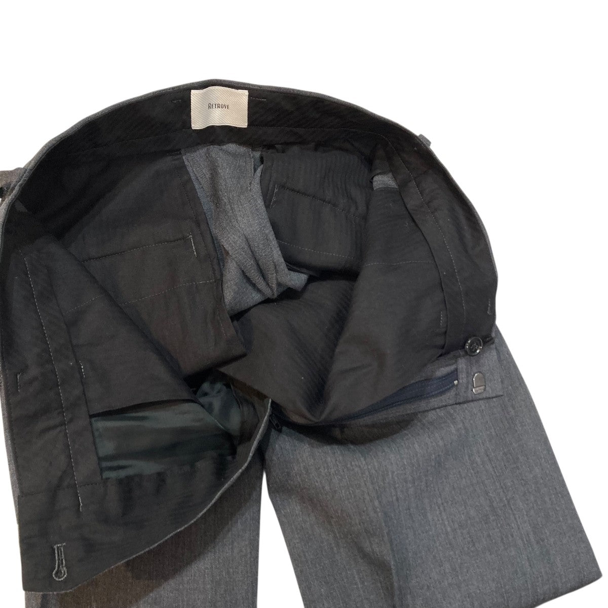 SEMI-FLARED PANTSスラックスパンツ25030560811030