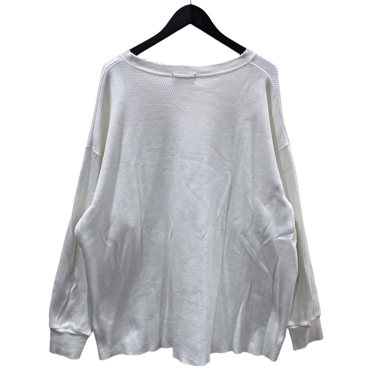 Odub×JOURNAL STANDARD 23SS ダメージ加工ハニカム長袖カットソー THERMAL CREW NECK TOP サーマル クルーネック トップ ODJSW-23SS-01CS 古着・中古-2枚目のアイテム画像