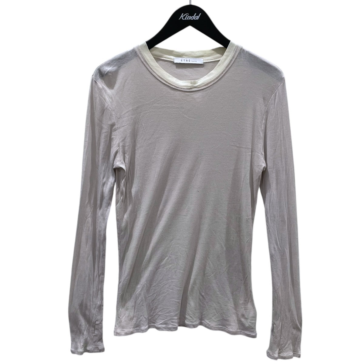 ETRE TOKYO 23SS 長袖カットソー 2枚セット レイヤードセットロンTee 1223312126 古着・中古-3枚目のアイテム画像