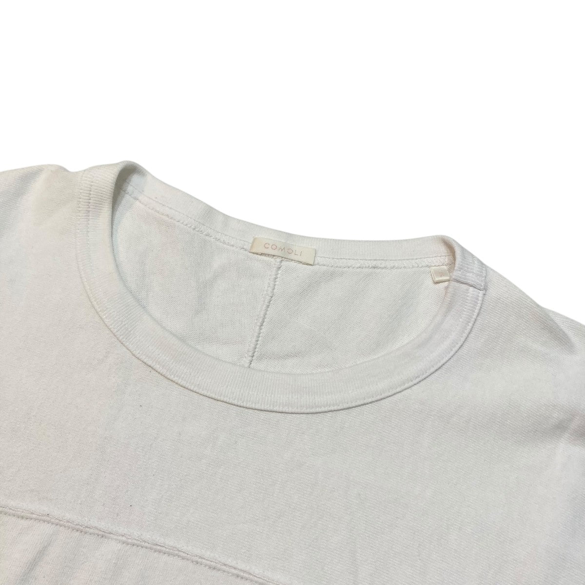 COMOLI(コモリ) フットボールTシャツX01-05005 X01-05005 ホワイト