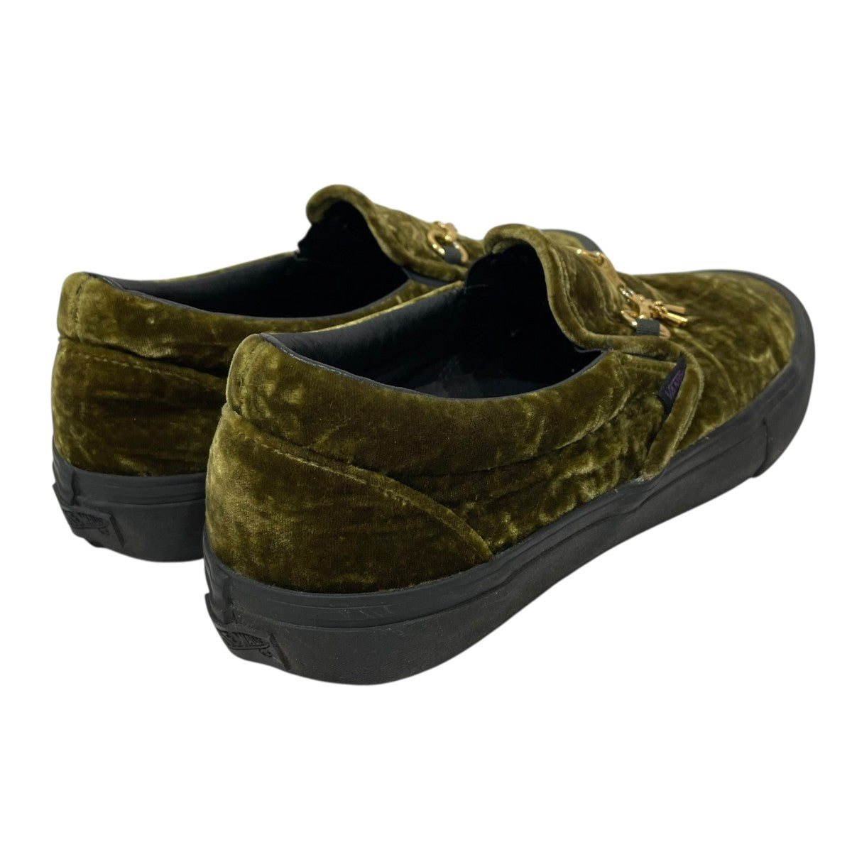 VANS×Needles 20AW ベロアスリッポンスニーカー Classic Slip-On VLT LX クラシック スリッポン ヴォルト エルエックス VN0A3QXYSI0 古着・中古-2枚目のアイテム画像