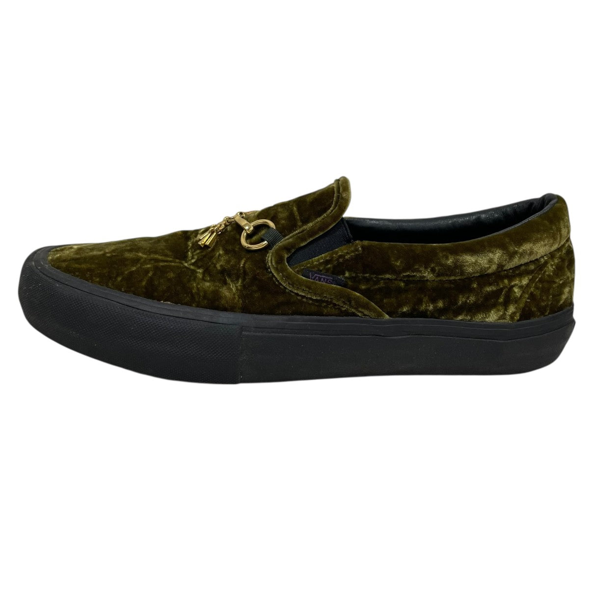 VANS×Needles 20AW ベロアスリッポンスニーカー Classic Slip-On VLT LX クラシック スリッポン ヴォルト エルエックス VN0A3QXYSI0 古着・中古-3枚目のアイテム画像