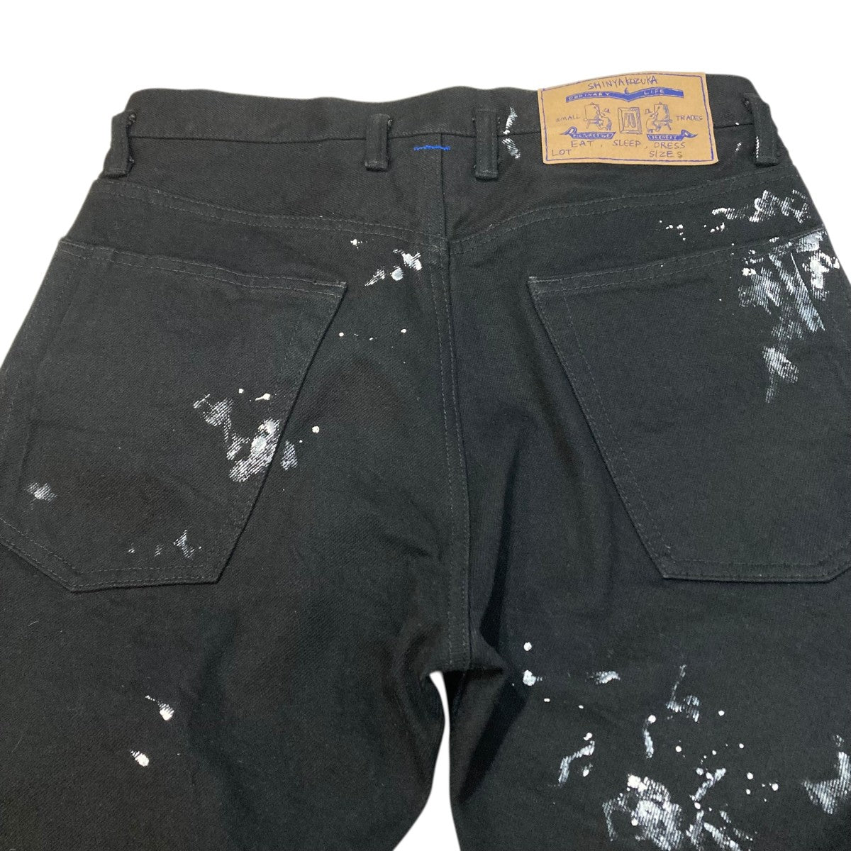 SHINYA KOZUKA PAINTED ORDINARY CITY MASSIVE FLAIRデニムパンツ2502SK41P 古着・中古-5枚目のアイテム画像