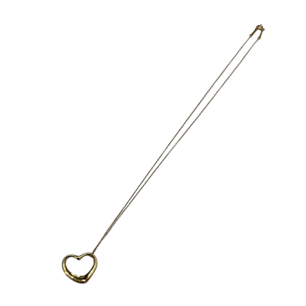 Tiffany ＆ Co． オープンハートネックレス ゴールド 古着・中古-1枚目のアイテム画像