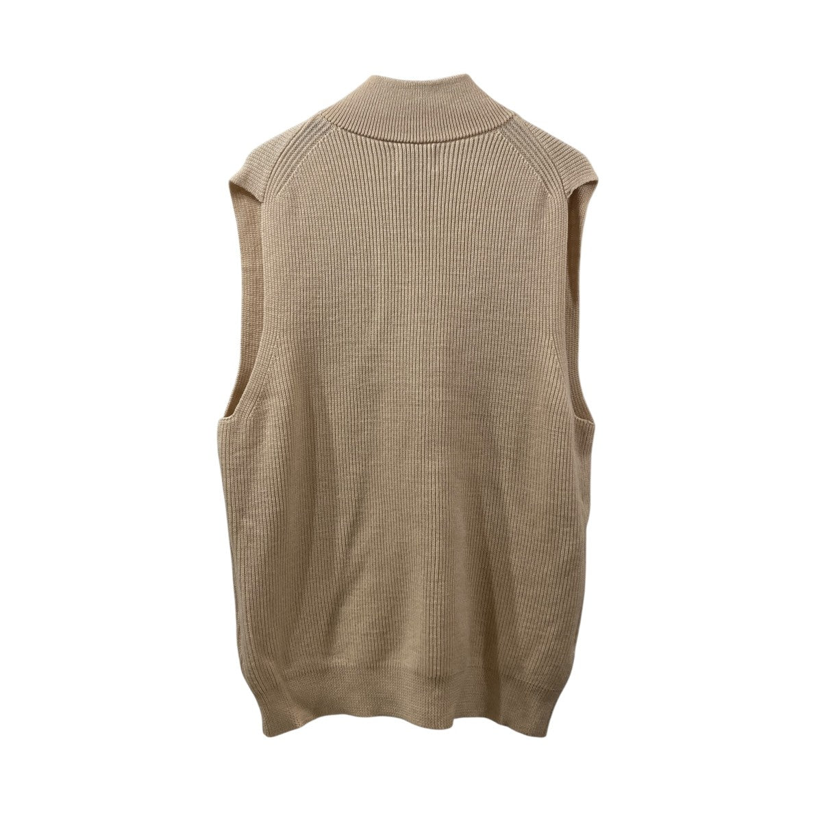 Wool Low Gauge Zipup Vestニットベスト243-91201