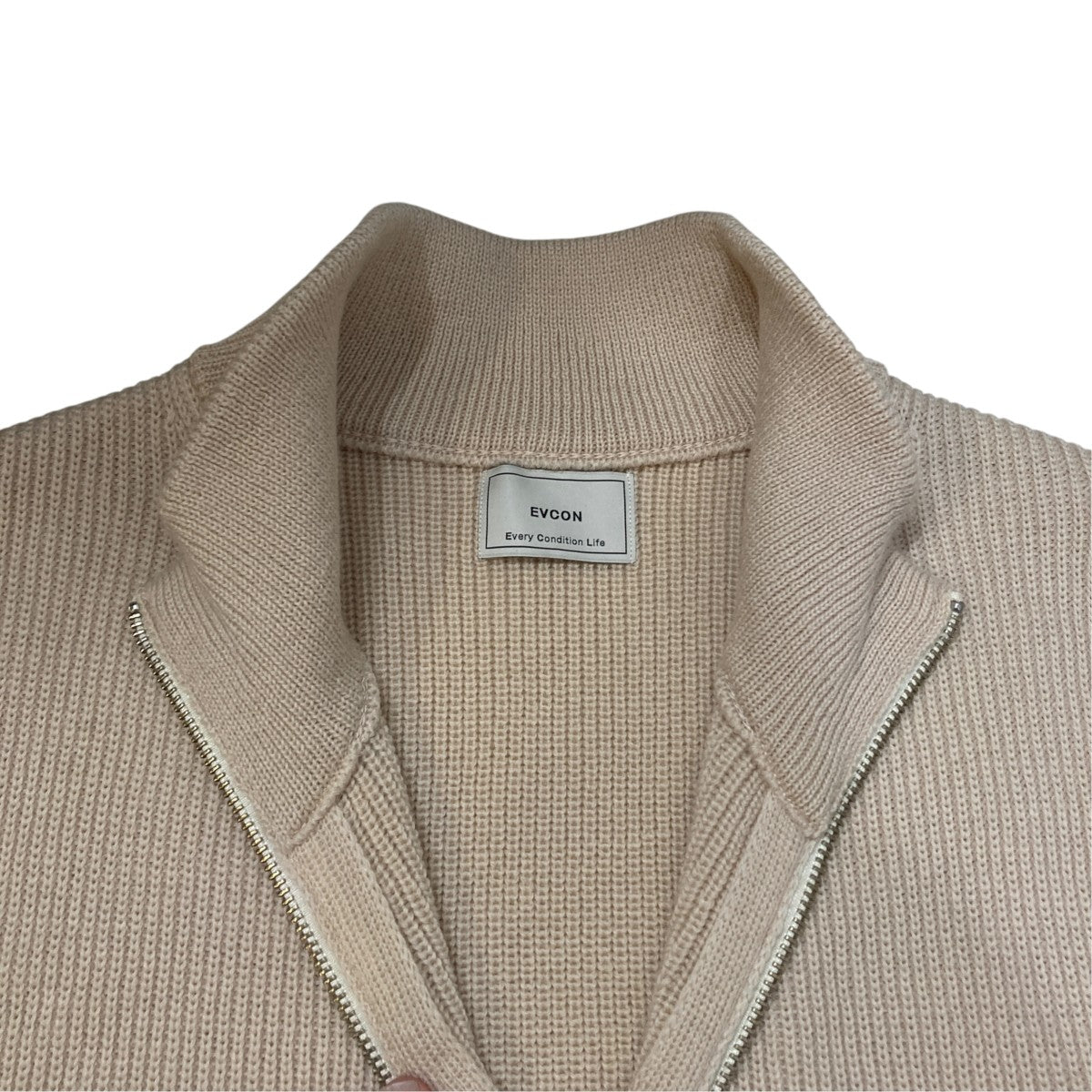 Wool Low Gauge Zipup Vestニットベスト243-91201