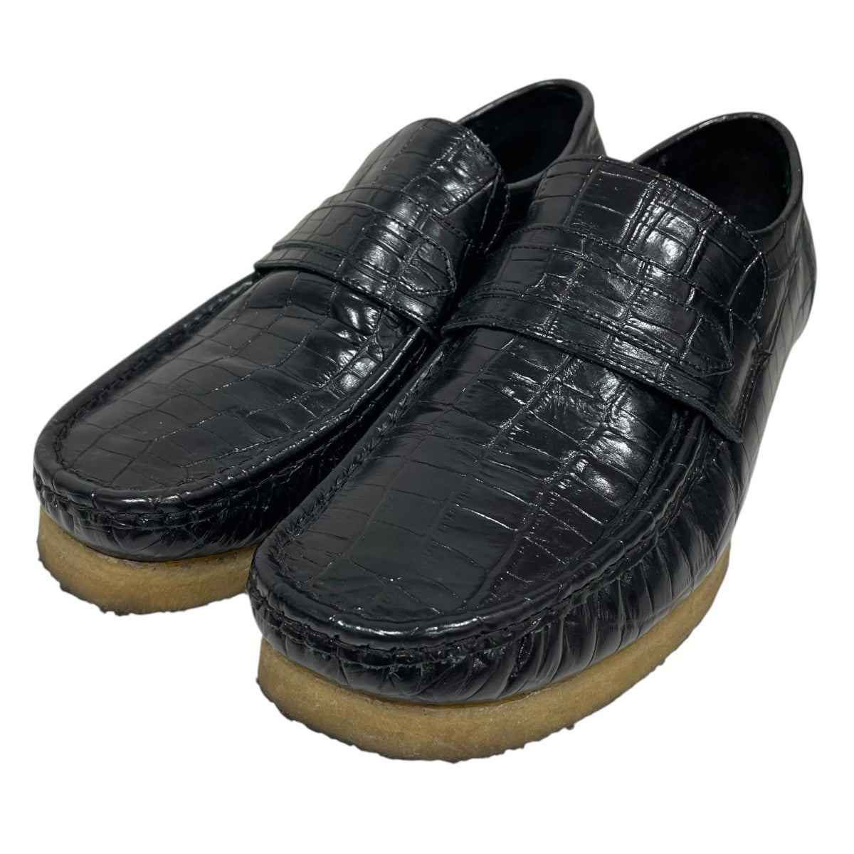 Clarks Originals 型押しワラビーローファー Wallabee Loafer 261799707 古着・中古-1枚目のアイテム画像