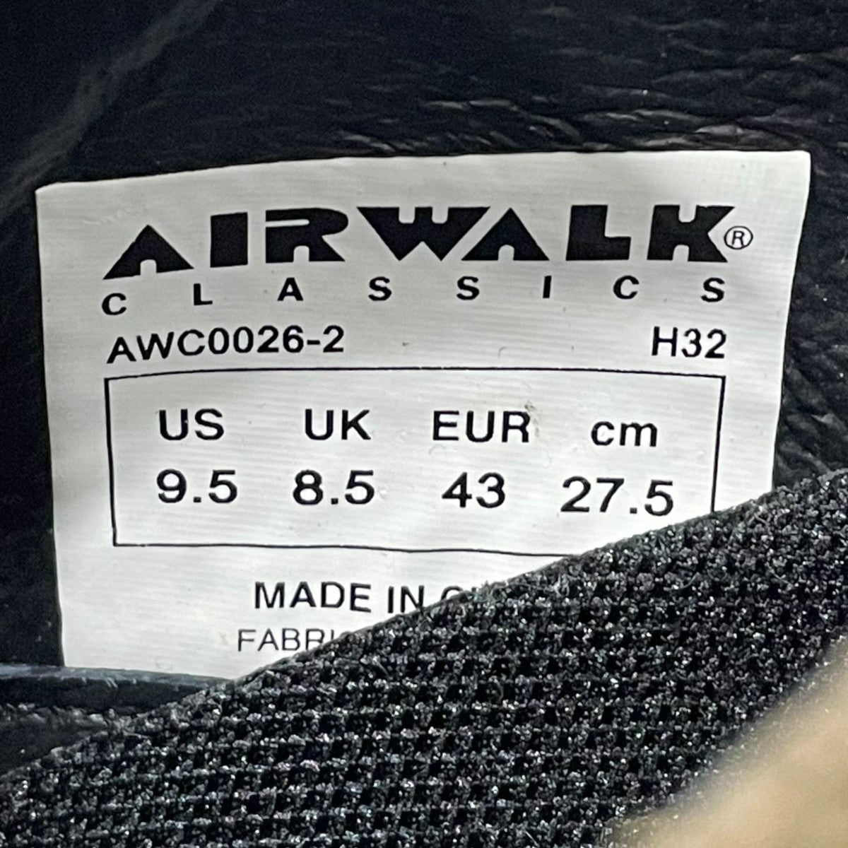 AIR WALK シャークソールスリッポンサンダル RIPPLE SLIP-ON リップル スリッポン AWC0026-2 古着・中古-9枚目のアイテム画像