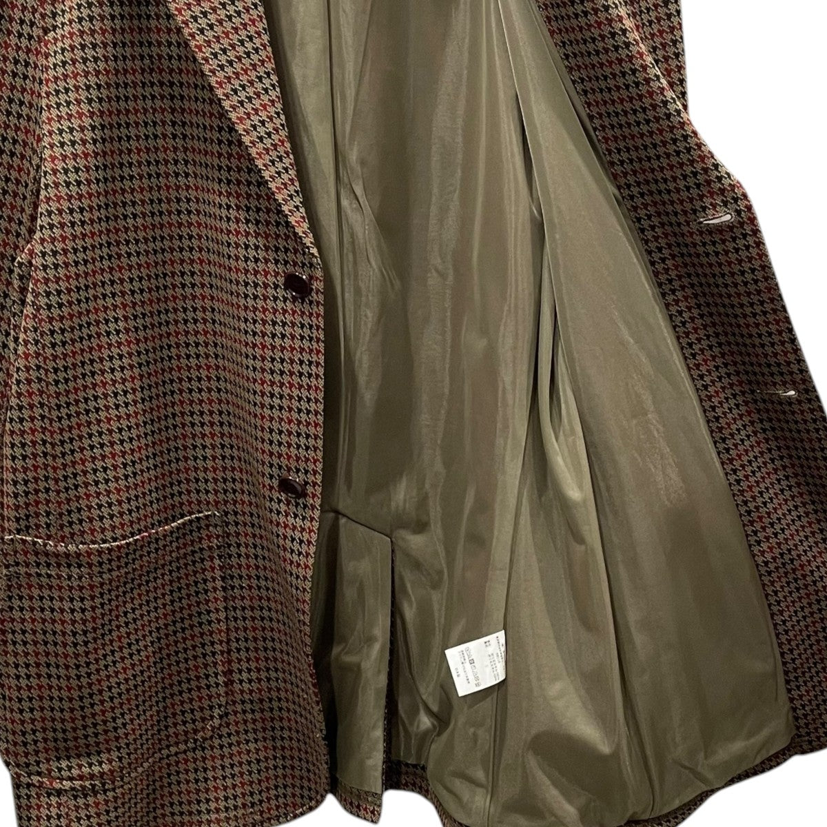 20AW ハウンドトゥースチェック柄ジャケット 2B Jacket - Poly Jq 2ボタンジャケット ポリジャガード HM238