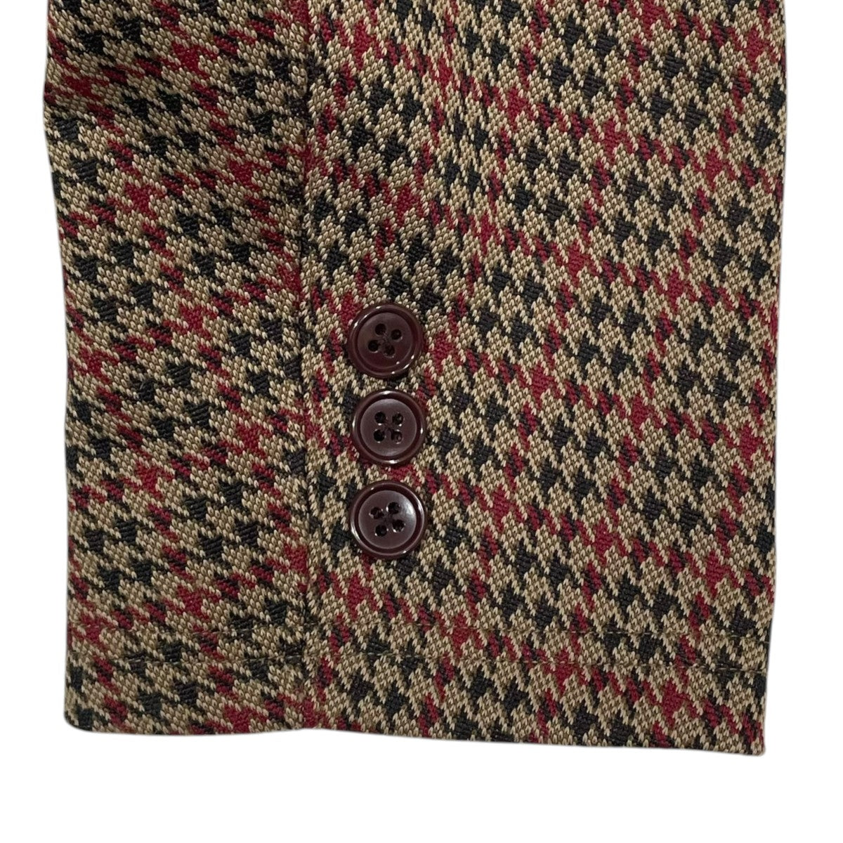 20AW ハウンドトゥースチェック柄ジャケット 2B Jacket - Poly Jq 2ボタンジャケット ポリジャガード HM238