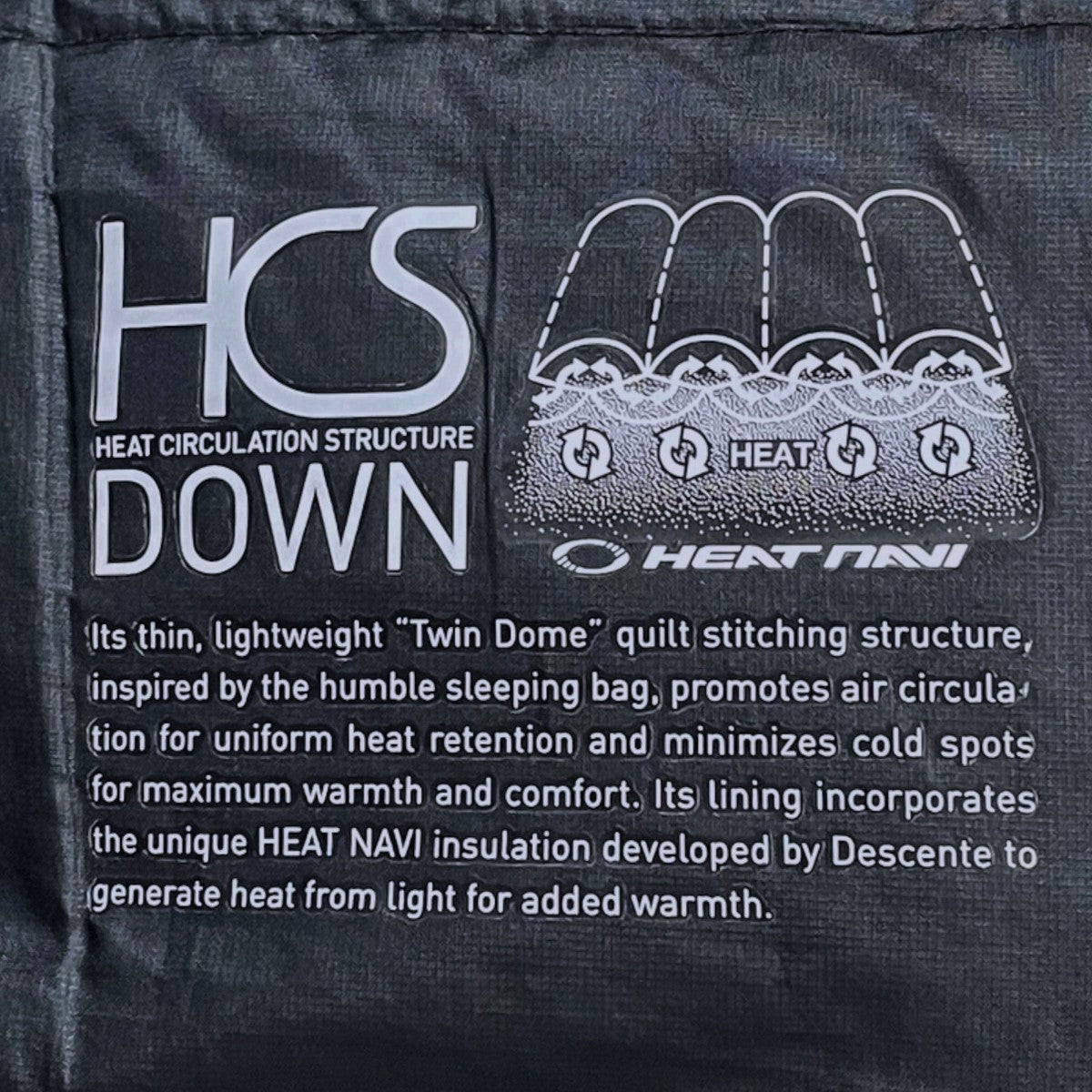 18AW ダウンベスト H．C．S． FIELD DOWN VEST ヒートサーキュレーションストラクチャー フィールド ダウンベスト DAMMGC38