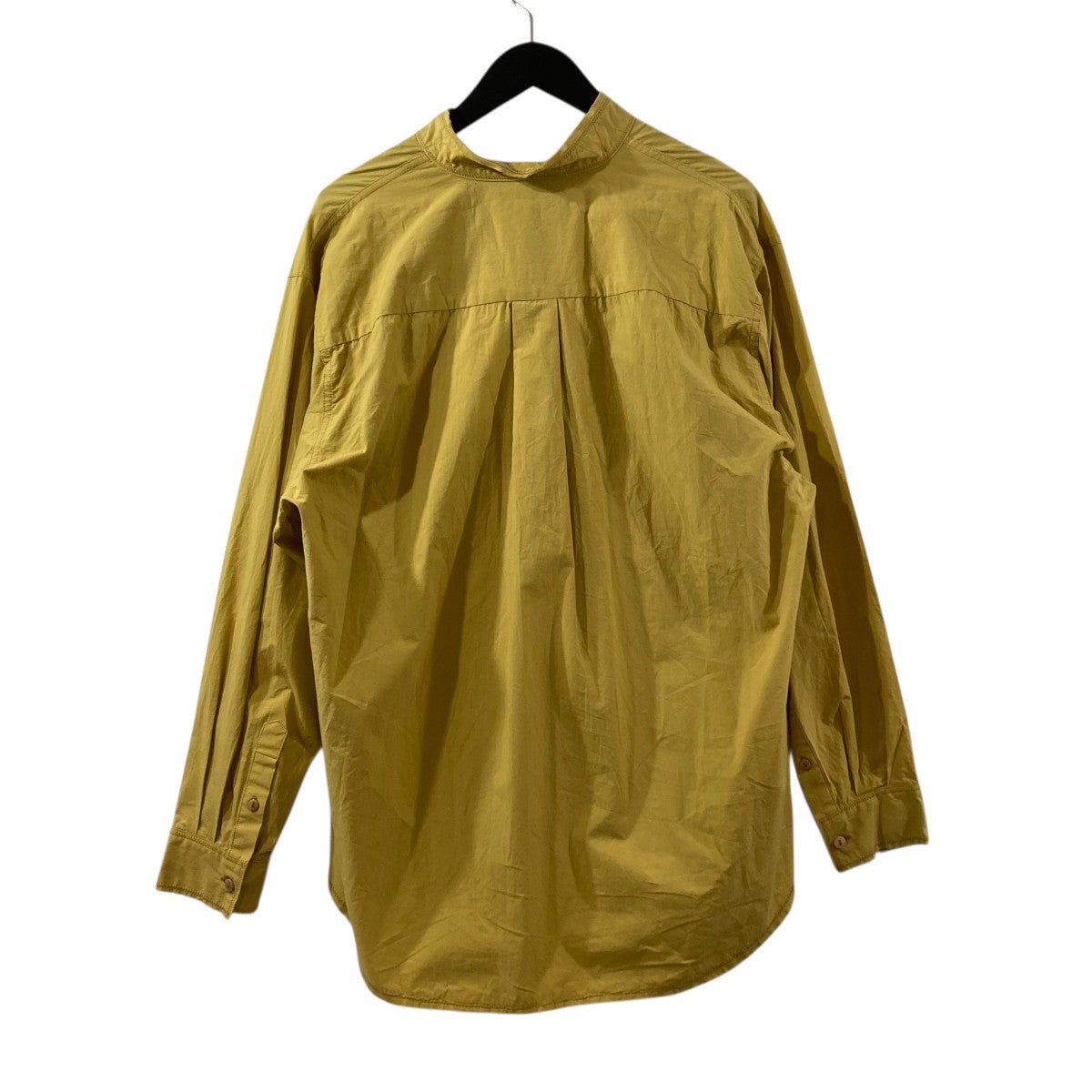 blackbird blackbird CUT OFF SHIRT バンドカラーシャツ B-006-S01A 古着・中古-2枚目のアイテム画像