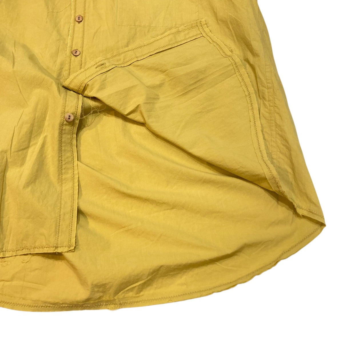 blackbird blackbird CUT OFF SHIRT バンドカラーシャツ B-006-S01A 古着・中古-5枚目のアイテム画像