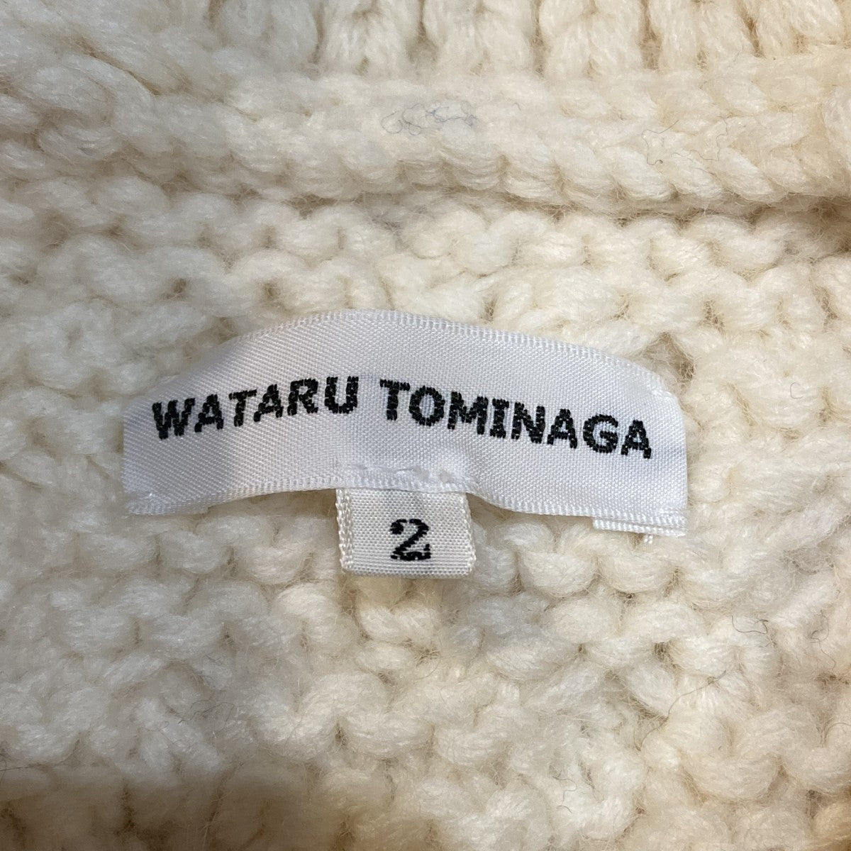 WATARU TOMINAGA 厚手ニットWTAW21-KN-02-MC 古着・中古-5枚目のアイテム画像
