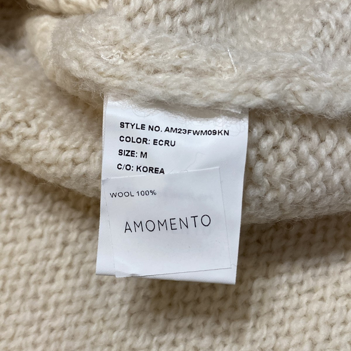 ニットポロシャツAM23FWM09KN