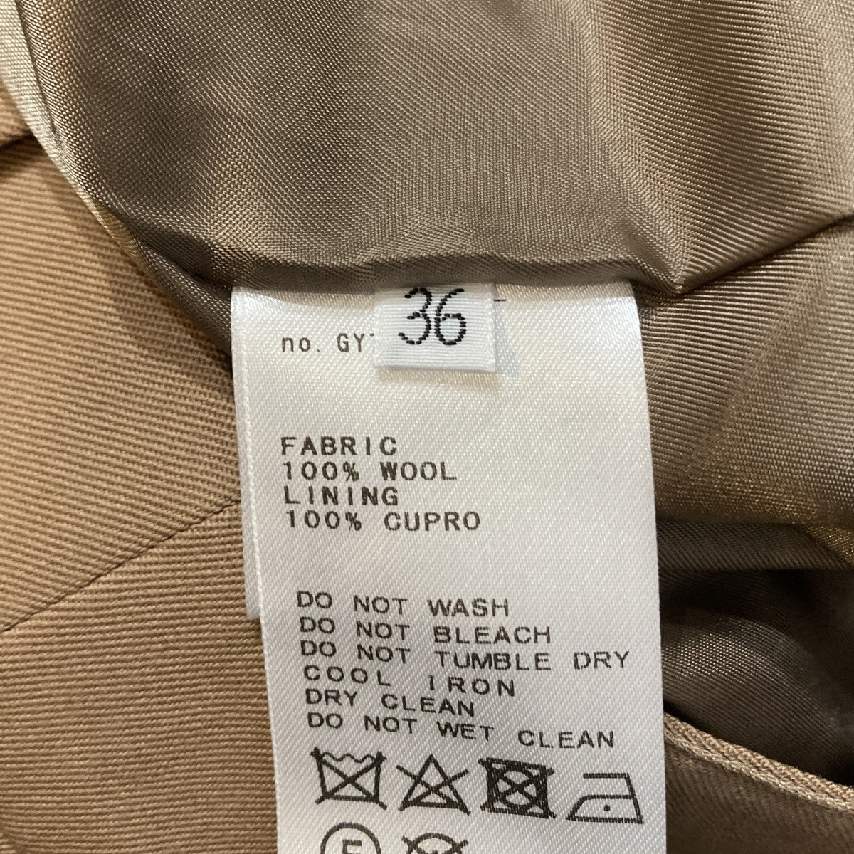 GABARDINE WIDE PANTスラックス24-030-500-4010-3-0