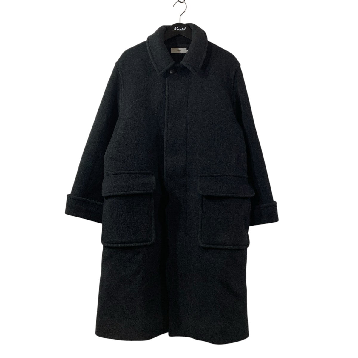 Graphpaper Wool Cashmere Melton CoatロングコートGM203-10025B 古着・中古-1枚目のアイテム画像