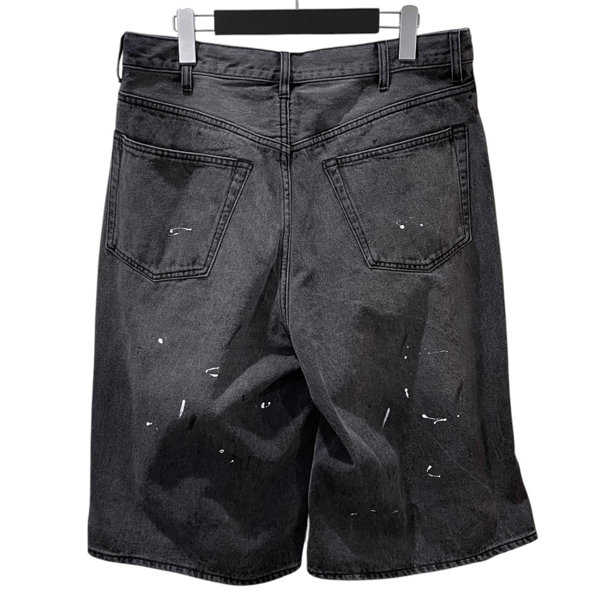 BEAMS 7分丈ペンキ加工デニムパンツ Wide Paint Denim Three Quarters Pants ワイド ペイント デニム スリー クォーターズ パンツ 11-21-1641-791 古着・中古-2枚目のアイテム画像