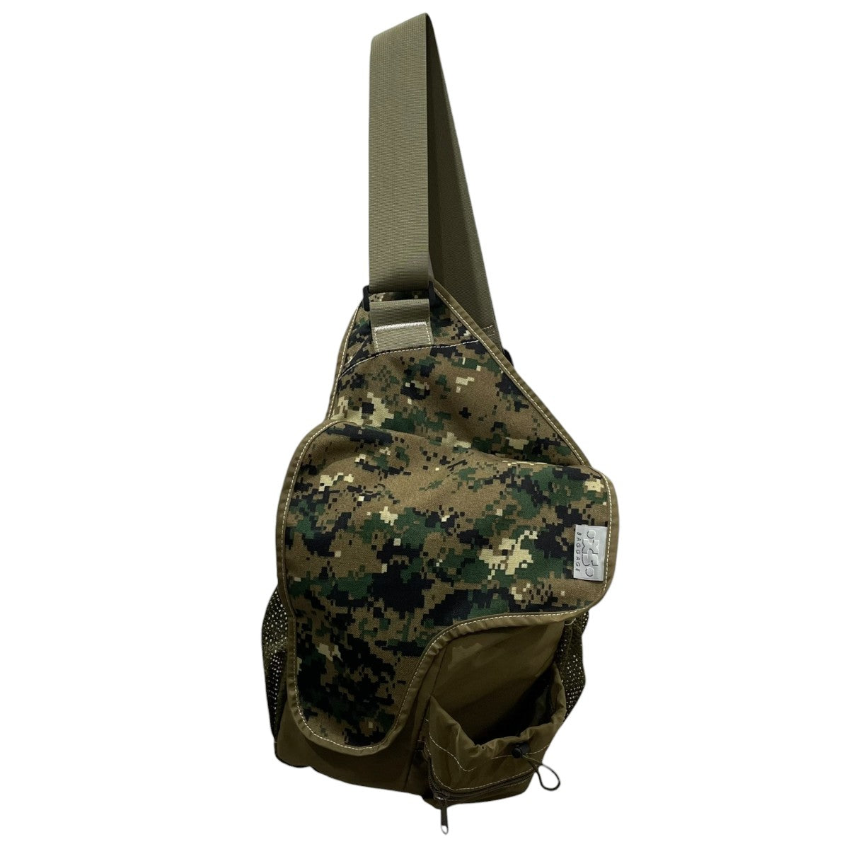 XS BAGGAGE×BEAMS 24SS デジタルカモフラ柄ワンショルダーバッグ BodyBag ボディーバッグ 1-61-0330-465 古着・中古-1枚目のアイテム画像