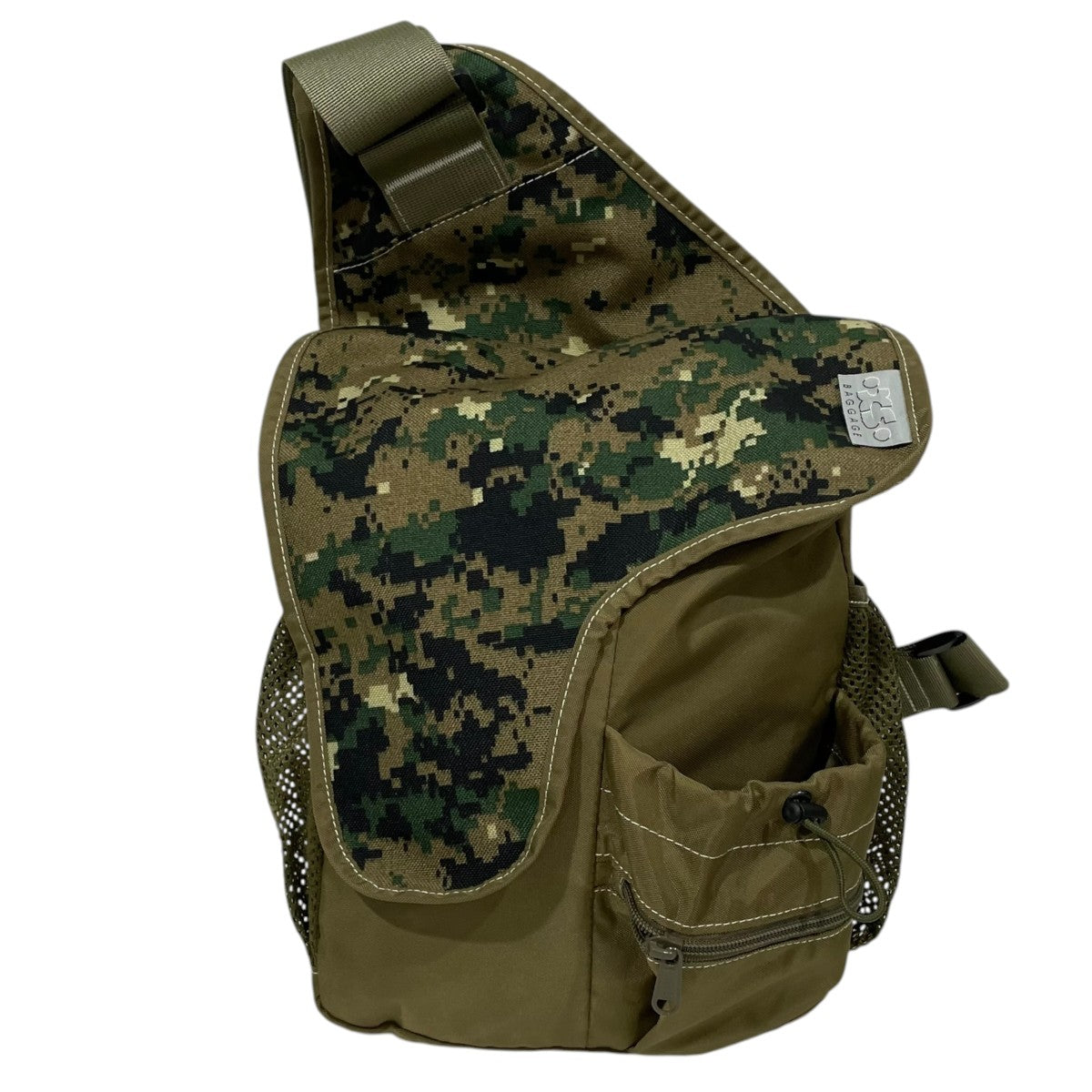 XS BAGGAGE×BEAMS 24SS デジタルカモフラ柄ワンショルダーバッグ BodyBag ボディーバッグ 1-61-0330-465 古着・中古-2枚目のアイテム画像