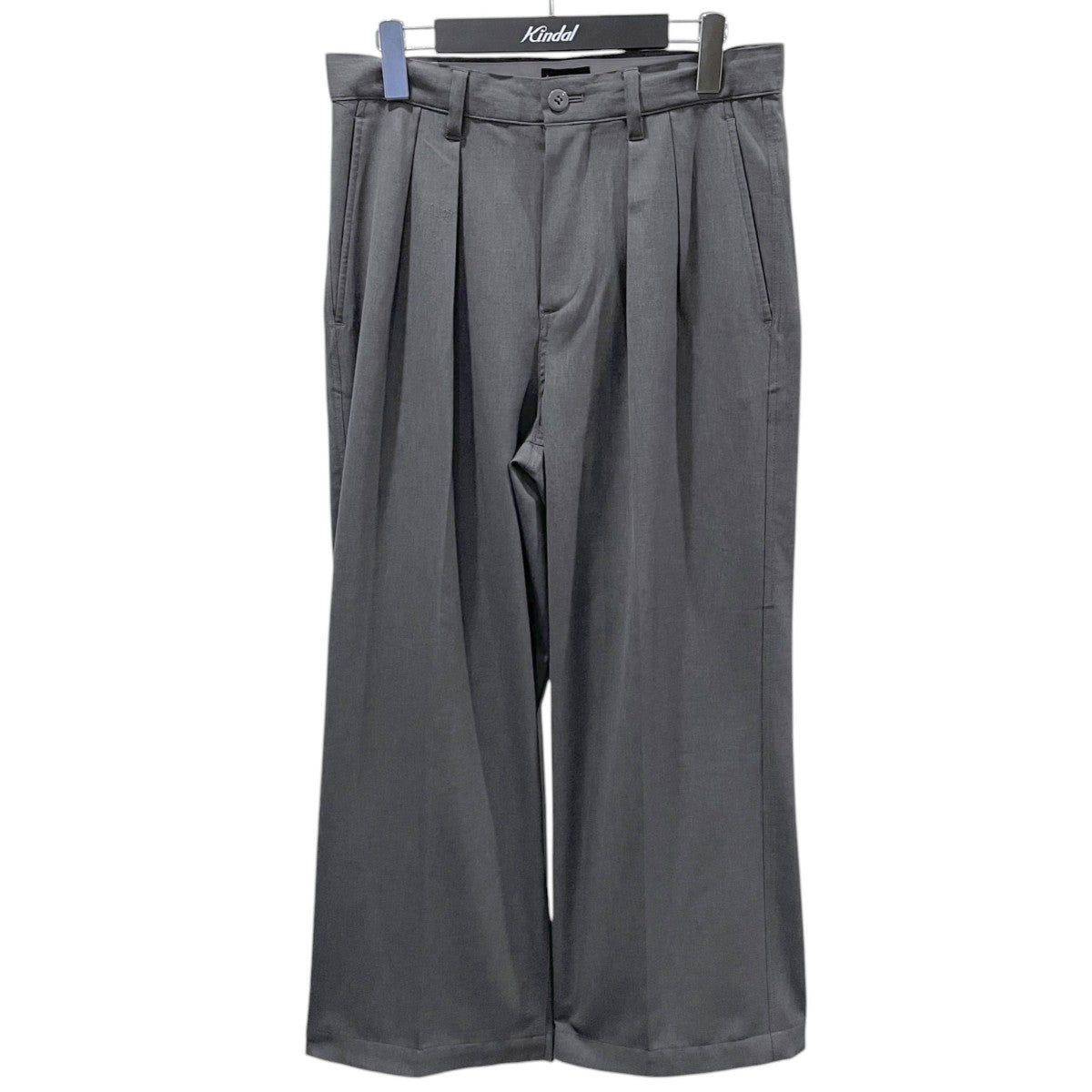BEAMS 24AW スラックスパンツ Wide Straight 2Pleats Slacks ワイドストレート 2プリーツ スラックス 11-23-0581-120 古着・中古-1枚目のアイテム画像