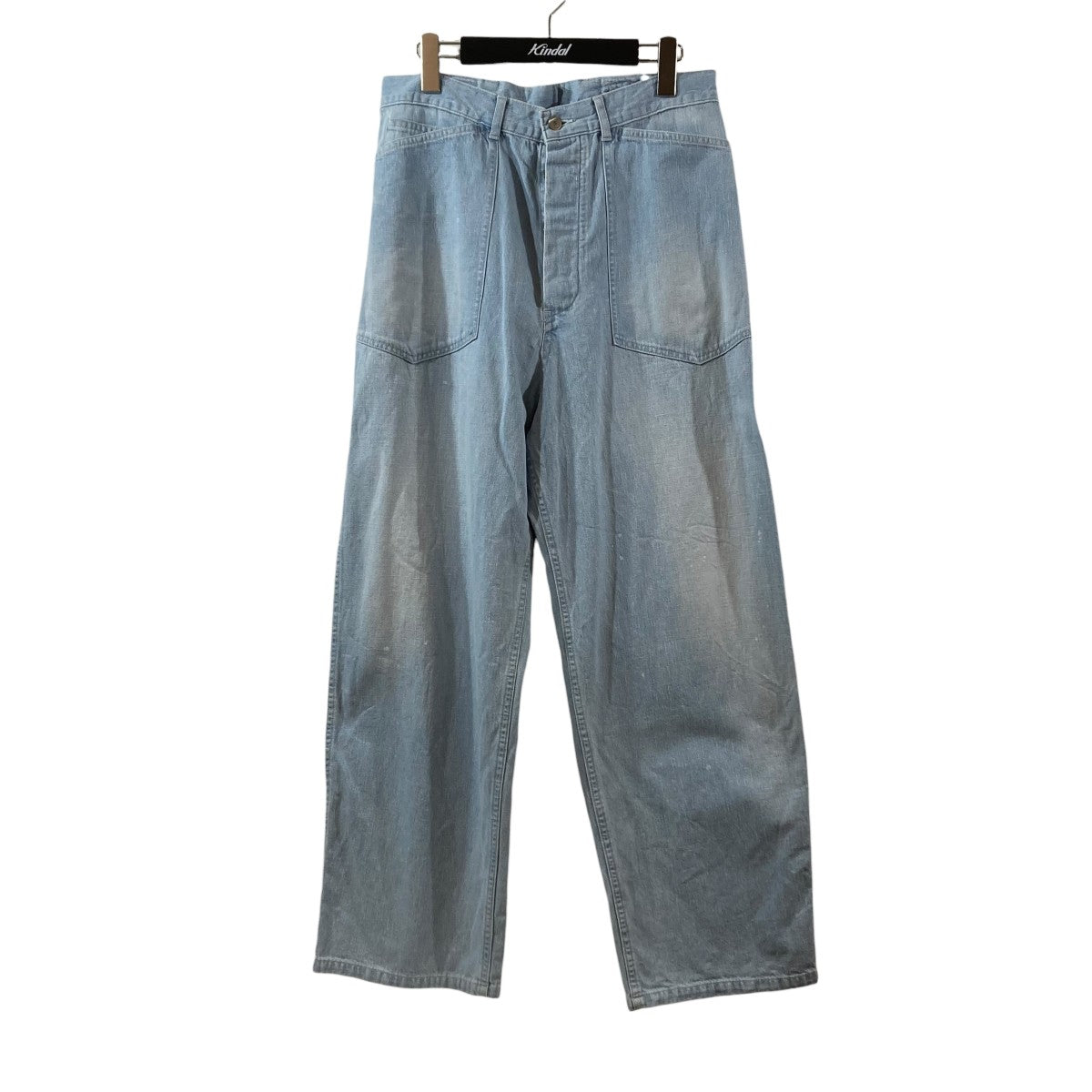 MAATEE＆SONS MILITARY DENIM BLEACH デニムパンツ MT4103-0212C 古着・中古-1枚目のアイテム画像