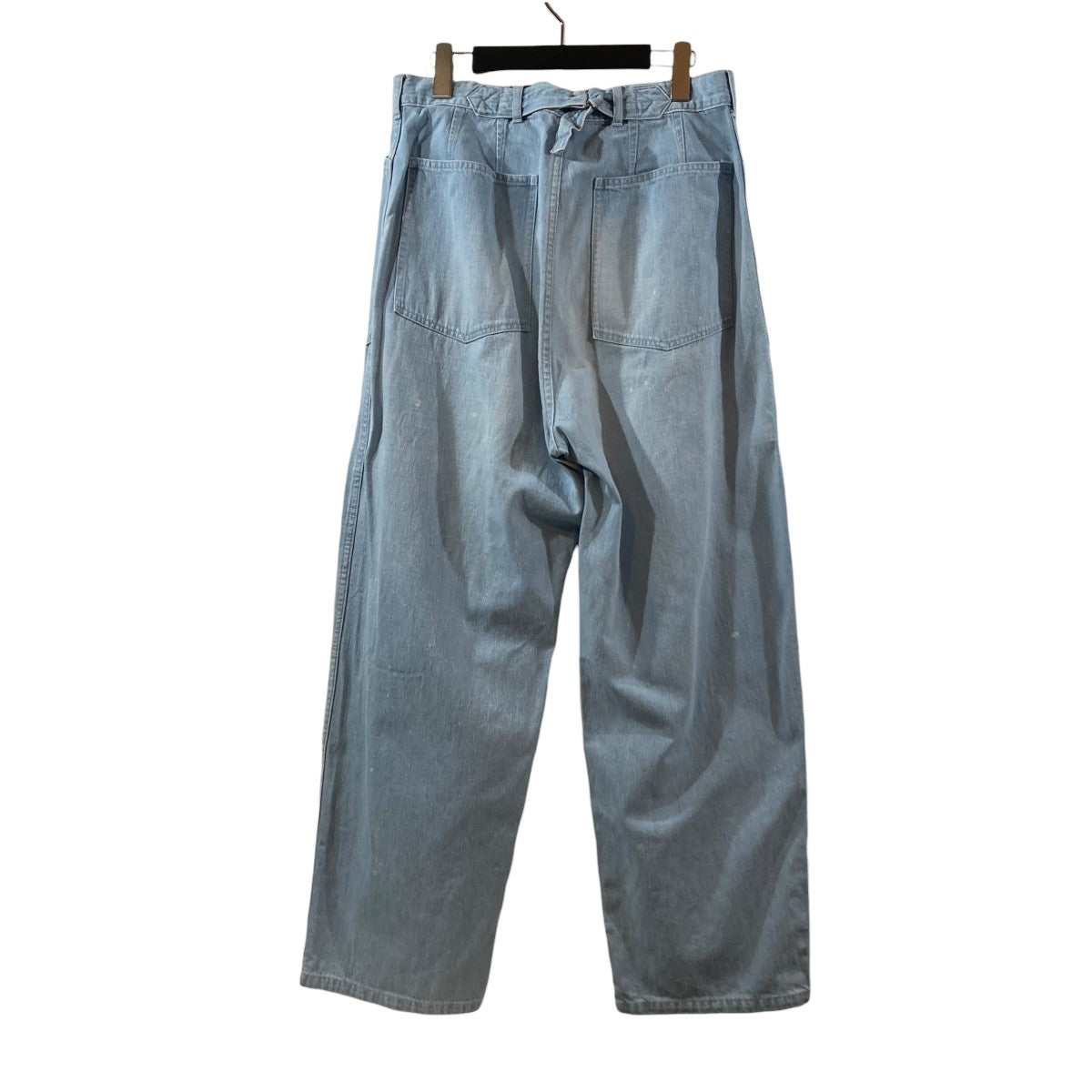 MAATEE＆SONS MILITARY DENIM BLEACH デニムパンツ MT4103-0212C 古着・中古-2枚目のアイテム画像