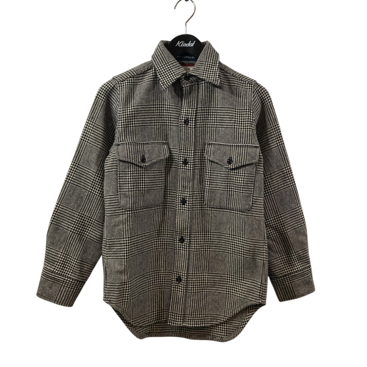 MADISON BLUE CPO WOOL GRENCHECKチェックチェックシャツジャケットMB184-5029 古着・中古-1枚目のアイテム画像