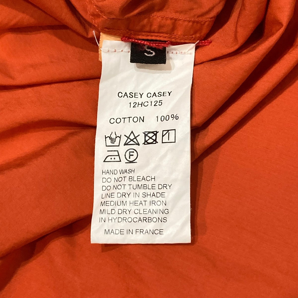CASEY CASEY BIG BIG ANCIENNE SHIRT長袖シャツ12HC125 古着・中古-10枚目のアイテム画像