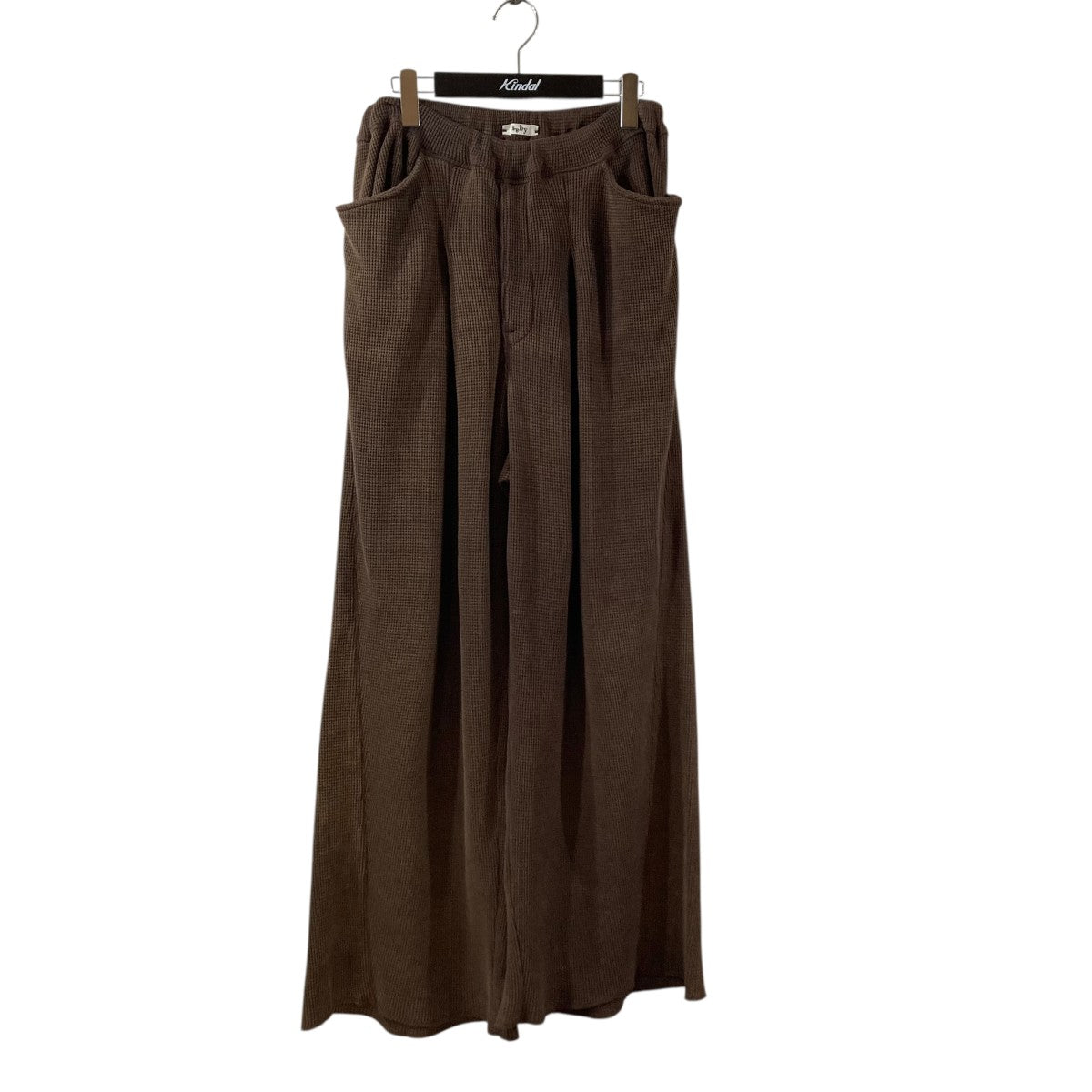 WAFFLE EASY PANTS Pigment Stone Wash ワッフルイージーパンツ 4A-081802